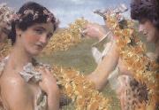 Alma-Tadema, Sir Lawrence When Flowers Return (mk23) oil painting picture wholesale